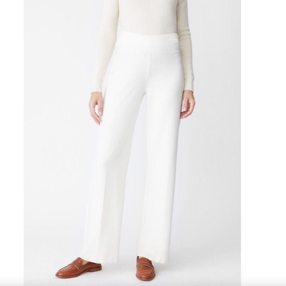 J. McLaughlin Ivory Carter Pants, Size 8, NWT!
